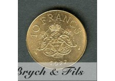 10 FRANCS DE MONACO 1977