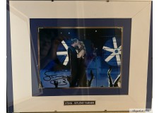 "STING/MYLENE FARMER" color photo autographed