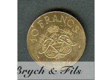 10 FRANCS DE MONACO 1979