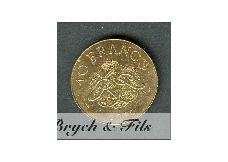 10 FRANCS DE MONACO 1979