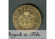 10 FRANCS DE MONACO 1981