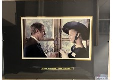 "THE THOMAS CROWN AFFAIR" color photo autographed