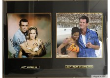 PHOTOS "HALLE BERRY-PIERCE BROSNAN-SEAN CONNERY-URSULA ANDRESS"  4 dédicaces