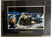 Photo autographed "James Cameron-Kate Winslet-Leonardo Di Caprio/TITANIC"