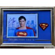 "CHRISTOPHER REEVE/SUPERMAN"  photo couleur  dédicacée 