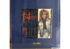 "TINA TURNER/BREAK EVERY RULE" pochette dédicacée