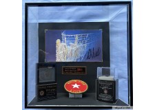 "RMS TITANIC"  photo  dédicacée et objets avec certificat