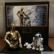 "STAR WARS" photo dédicacée et figurines