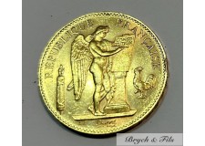 1911 A 100 FRANCS GOLD COIN