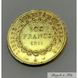 1911 A PIECE 100 FRANCS GENIE OR