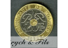 20 FRANCS DE MONACO 1992