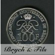 100 Francs Argent de Monaco de 1999 50ème Anniversaire de Règne