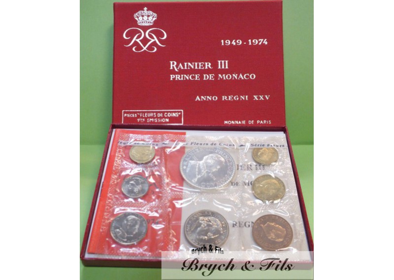 Coffret fleur de coin brillant universel 74