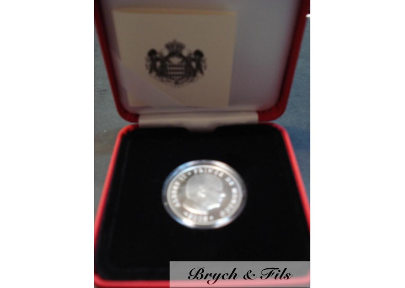 Monaco 2008 BU 5 euro argent S.A.S. Albert II