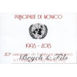 Encart 2 euro Monaco 2013 20 ans de l'admission à l'ONU avec son timbre