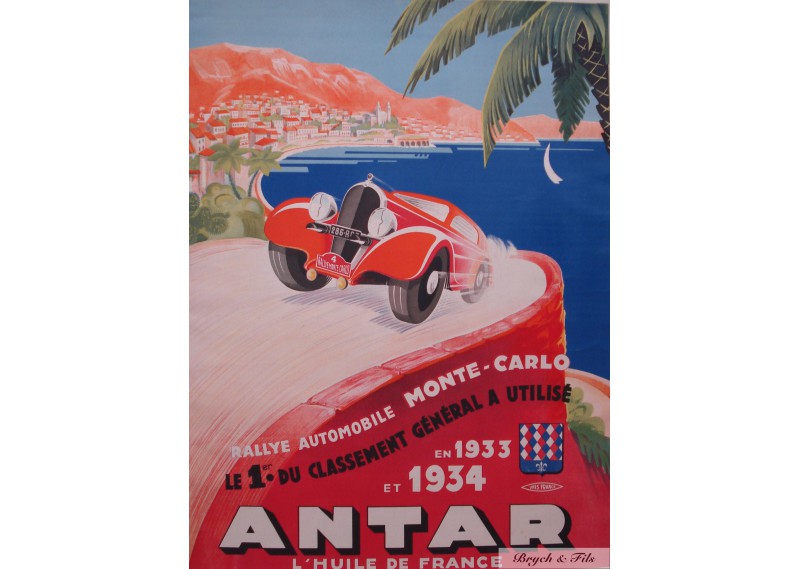 Antar - Rallye Monte-Carlo 1933-1934